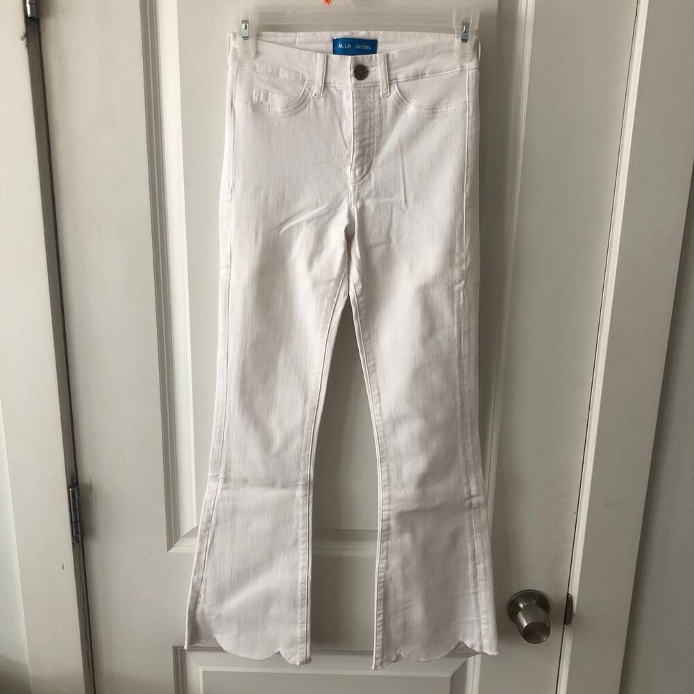 Anthropologie M.i.h Jeans size 24 Bodycon Marrakesh Power White Flare